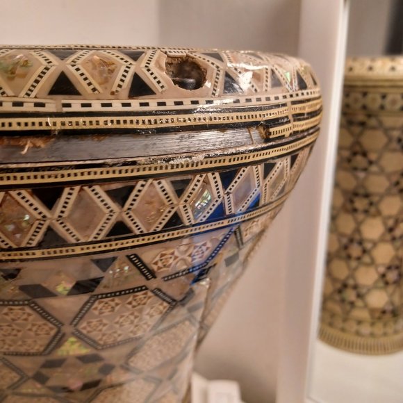 Premium Drum Darbuka Set with Case and Tambourine - Great Condition - Picture 8 of 9